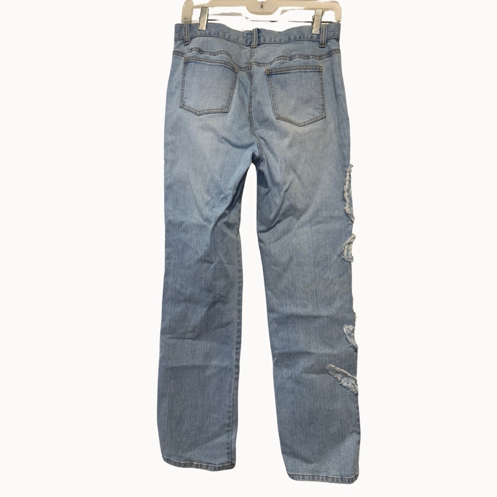 INC International Concepts Bootcut Jeans with Embroidered Leg Detail - Picture 2 of 11